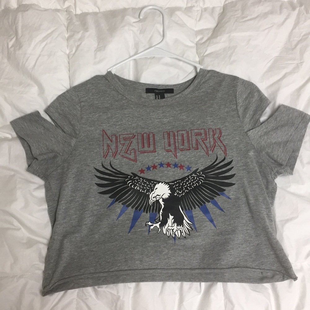 Graphic Crop Top